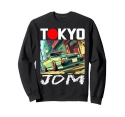 JDM Tokyo Japan Drift-Rennwagen Tuning, Retro-Grafik Sweatshirt von Vintage Japanese JDM Drift Race Car Graphic