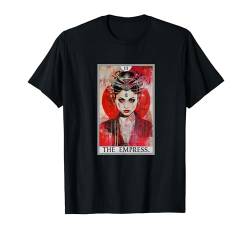 Tarotkarten Tarotkarte 3 The Empress Die Herrscherin T-Shirt von Vintage Tarot Karte Männer Frauen Tarotkarten Shop