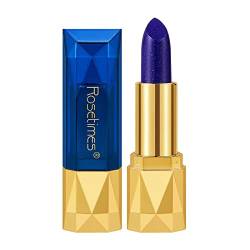 Visiblurry Magischer Temperatur-Farbwechsel-Lippenstift | Magic Color Changing Shimmer Blue Lippenstift - (Blau in Pink geändert) Lip Stain Gloss Feuchtigkeitsspendendes und langanhaltendes von Visiblurry