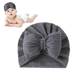 Visiblurry Turban-Kopftücher für Babys und Mädchen | Baby Beanie Mützen Schleife Knoten,Neugeborene Beanie-Baumwoll-Kopfwickel, Krankenhaus-Babymütze, Turban, Baumwoll-Kopfwickel für ädchen von Visiblurry