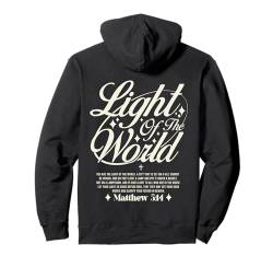 Light of the World - Matthäus 5:14 - Bibelvers Pullover Hoodie von Visit the aesthetic god apparel Store