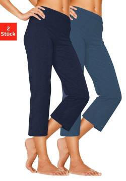 Caprihose, jeansblau, Gr.48/50 von Vivance Active