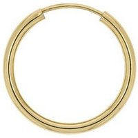 Vivance Paar Creolen 585/- Gelbgold glanz 20 mm von Vivance