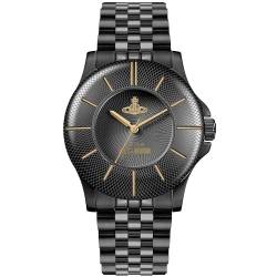 Vivienne Westwood Walbrook Damen-Quarzuhr, Analoganzeige, 37 mm, Schwarz von Vivienne Westwood