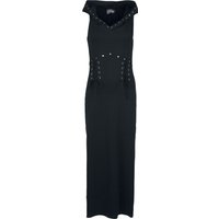 Vixxsin - Gothic Kleid lang - Cora Dress - XS bis XXL - für Damen - Größe XXL - schwarz von Vixxsin