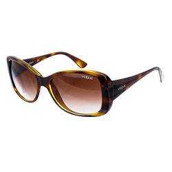 Vogue Eyewear Damen VO2843S Sonnenbrille, Schwarz (Dark Havana W65613), One Size (Herstellergröße: 56) von Vogue Eyewear