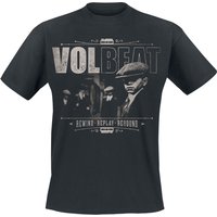 Volbeat T-Shirt - The Gang - M bis 5XL - für Männer - Größe 5XL - schwarz  - EMP exklusives Merchandise! von Volbeat