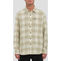 Volcom Caden Plaid Hemd dirty white von Volcom