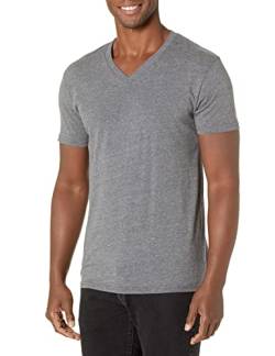 Volcom Herren Heather Modern Fit Short Sleeve V-neck T-Shirt, Graphit meliert, Groß von Volcom