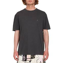 Volcom Herren Solid Stone Emb SST Tshirt, Schwarz, L von Volcom