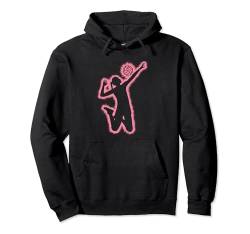 Volleyballspieler Rosa Volleyball Damen Mädchen Kinder Pullover Hoodie von Volleyball Bekleidung Damen Herren Mädchen Jungen