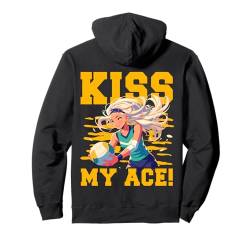 Kiss my Ace Volleyball Sommer Lustiges Zitat Pullover Hoodie von Volleyball Funny Saying Design Ideas