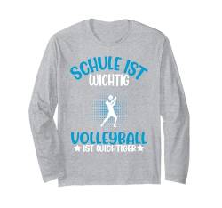 Jungs Volleyball Herren Beachvolleyball Jungen Langarmshirt von Volleyball Geschenke Männer, Volleyball Zubehör