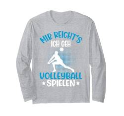 Jungs Volleyball Herren Beachvolleyball Jungen Langarmshirt von Volleyball Geschenke Männer, Volleyball Zubehör