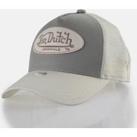 Von Dutch Trucker Cap Von Dutch Originals Trucker Cap Cotton Twill - Boston White/Grey/White (Basecap, Meshcap) von Von Dutch