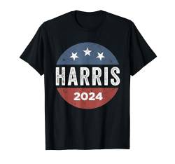 Harris 2024 Shirt Kamala Harris zur Präsidentschaftswahl 2024 T-Shirt von Vote Shirts Election Apparel Co.