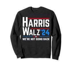 Kamala Harris Tim Walz Walzer Wahlabstimmung 2024 Sweatshirt von Vote Shirts Election Apparel Co.