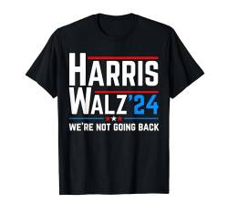 Kamala Harris Tim Walz Walzer Wahlabstimmung 2024 T-Shirt von Vote Shirts Election Apparel Co.