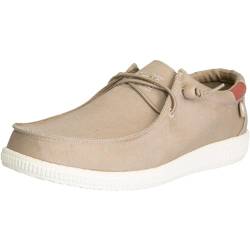 WALK IN PITAS Canvas Ultralight Stoffschuhe Sneaker (beige, EU Schuhgrößensystem, Erwachsene, Numerisch, M, 43) von WALK IN PITAS