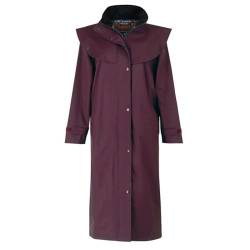 WALKER AND HAWKES - Ladies Jack Murphy Waterproof Malvern Coat - Blackberry - 20 von WALKER AND HAWKES