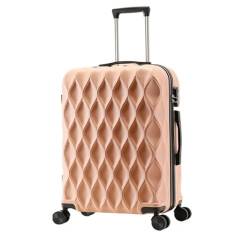 WANGWANGDUI Koffer Gepäck Außenhandel Passwort Box Koffer Trolley Koffer Herren und Damen Universal Wheel Koffer FferHandgepäck(Pink,28in) von WANGWANGDUI