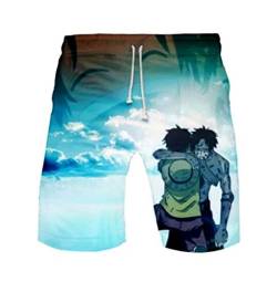 WANHONGYUE Anime One Piece Monkey D Luffy Herren Badehose Strand Shorts 3D Druck Sommer Beach Shorts Boardshorts Swim Trunks 1108/8 XXS von WANHONGYUE