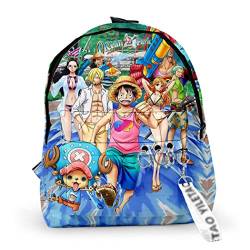 WANHONGYUE One Piece Anime 3D-Druck Rucksack Backpack Schulranzen Grundschule Schultasche für Kinder / 36 von WANHONGYUE