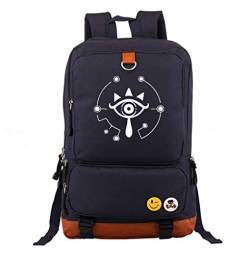 WANHONGYUE The Legend of Zelda Spiel Leuchtend Laptop Rucksack Schultasche Büchertasche Schulrucksack Student Backpack Navy Blau /1 von WANHONGYUE