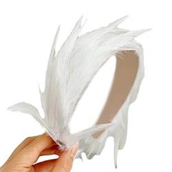 Elegantes Fascinator Stirnband Haarband Für Frauen Cocktail Teeparty Kopfbedeckung Exquisites Französisches Haarband Für Hochzeit Festival Stirnbänder von WATERBELINE