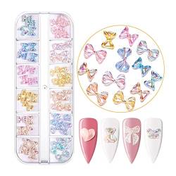 Gummibärchen Nagel Niedliche Harz 3D Bär Für Schmetterling Für Nageldesigns Und Nail Art Decorat Nagelaufkleber von WATERBELINE