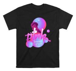 Pink P!nk Singer Summer Carnival 2023 Festival Uni T Shirt Men Black S von WAYSDA