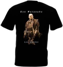 The Last Samurai v2 T Shirt Ken Watanabe Black Movie Poster Black L von WAYSDA