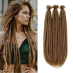 20 Zoll weiche gehäkelte Dreadlock-Zöpfe, synthetische Zöpfe, Haar für Frauen und Männer, 4–20 Zoll, 30 Strähnen, Packung von WBLSPA