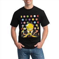 Men's Classic Koro-Sensei t-Shirt Breathable Crew Neck Black L von WDDJD