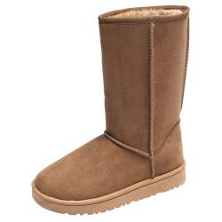 Damen Winterstiefel Warme Gefüttert Winterschuhe rutschfest Klassische Winter Boots von WDRHC