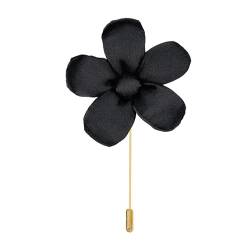 WDZDS 10/20 STÜCKE 9 * 10 CM Milchweißgold Satin Blume Anstecknadel Abzeichen Blume Corsage Satin Blume/Rose Anstecknadel Brosche Pin Für Frauen Braut von WDZDS