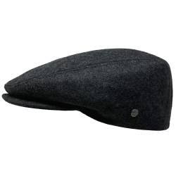 WEROR Herren Flatcap Schiebermütze Schirmmütze Cap Mütze WEROR-394.1 (57, Anthrazit) von WEROR