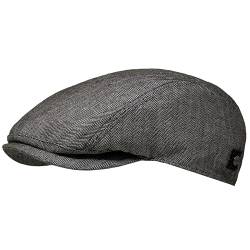 WEROR Herren Schirmmütze Schiebermütze Flatcap Cap Kappe Mütze WEROR-431.1 (S, 54-55, Braun) von WEROR