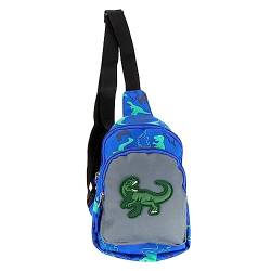 WESIEVYA 1 Stück Kinder Dinosaurier Gürteltasche Brusttasche Umhängetasche Cartoon Kindertasche Kindertasche Schöne Hüfttasche von WESIEVYA