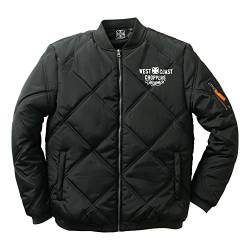 WEST COAST CHOPPERS Herren Blouson Rigid, Farbe:Black, Größe:2XL von WEST COAST CHOPPERS