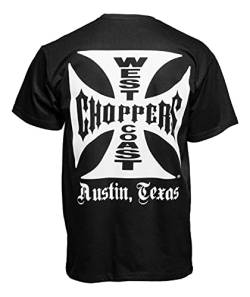 WEST COAST CHOPPERS - WCC OG Classic Austin/Texas T-Shirt - Schwarz Farbe Schwarz, Größe XL von WEST COAST CHOPPERS