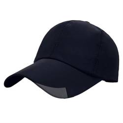 WHB-LOIDBESVE Herren-Sonnenhut, atmungsaktiver Sommer-Sonnenhut, universeller Angelhut, geeignet for Wandern, Laufen und Angeln(Navy blue) von WHB-LOIDBESVE