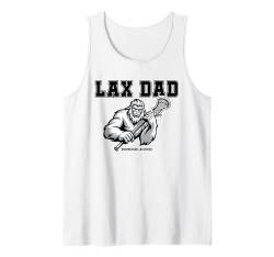 Lax Dad Lacrosse Bigfoot Sasquatch Tank Top von WHIPWIZARD Lacrosse - Lax Gear & Graphic Art