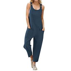 Travel Outfit Damen Jumpsuit Hosenanzug Damen Elegant 2 Teiler Hosenanzug Damen Sportlich Elegant 2 Teiler Hotpants Damen Latzhose Hosenanzug Damen Festlich Elegant Größe 48 Overall Damen Sommer Jum von WILLBEST