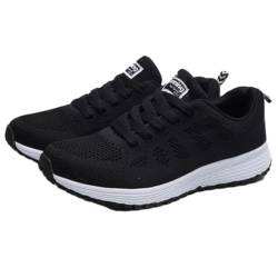 Slimcare Orthopädische Sneaker Pro 3.0 Mit Memory-Foam, 2024 Mesh Turnschuhe Wanderschuhe Shoes Damen Herren (Schwarz, Erwachsene, Damen, 37, Numerisch, EU Schuhgrößensystem, M) von WIWIDANG