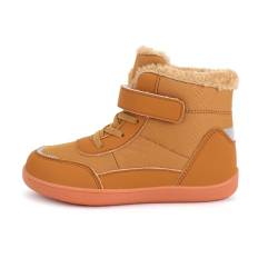 WIWIDANG Barfussschuhe Kinder Winter Wasserdicht, Barfußschuhe Kinder Herbst, Barfuss Schuhe Gummistiefel Winterschuhe Wanderschuhe (Braun, Kleinkind, Damen, 31, Numerisch, EU Schuhgrößensystem, M) von WIWIDANG