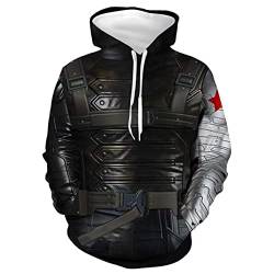 WKDFOREVER 3D Captain Fashion Cosplay Hoodie Jacke Kostüm - - Mittel von WKDFOREVER