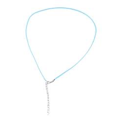 WLNEXT Halskette mit Kordel-Durchmesser 1,5 mm, Lederschnur mit Verschluss, verstellbares, geflochtenes Seil für Schmuckherstellung, Halskette, Armband von WLNEXT