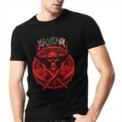 Krisiun T Shirt Men's Fashion Cotton Comfortable Short Sleeve Tee Top Size XL von WOKERUI