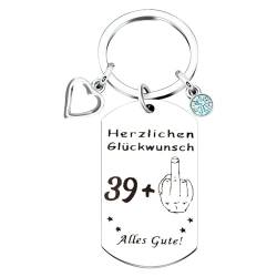 Schlüsselanhänger Personalisiert Geschenke zum 40 Geburtstag von WOKICOR